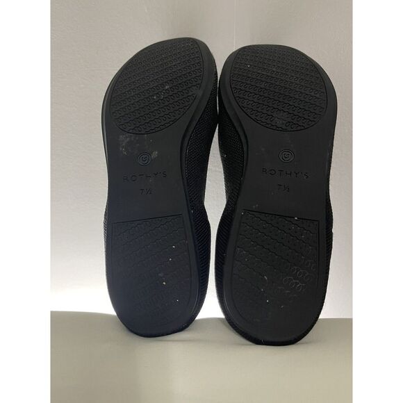 ROTHY'S Round Toe Black Knit Ballet Flats Size‎ 7.5 - Picture 9 of 9